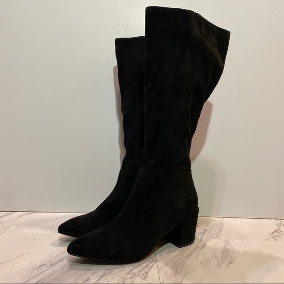Charles Charles David Harbor Black Heeled Boot 9M - Picture 12 of 12